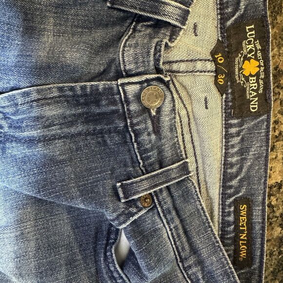 Lucky Brand Sweet'n Low Bootcut Jeans Womens Size 10/30 Blue Mid Rise Light Wash - Picture 6 of 11